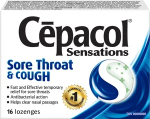 Cepacol Sore Throat Lozenges Product Image PNG Image