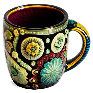 Ceramic Mug Artwork Png 14 PNG Image