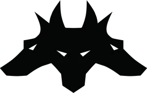 Cerberus Silhouette Graphic PNG Image