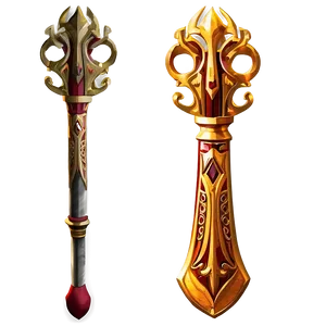 Ceremonial Scepter Png 06282024 PNG Image