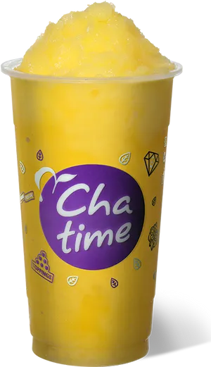 Cha Time Frozen Smoothie Cup PNG Image