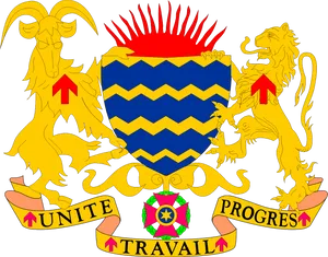 Chad Coatof Arms PNG Image