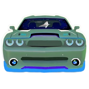 Challenger Vinyl Decal Png 06252024 PNG Image