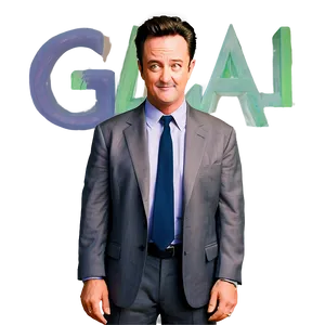 Chandler Bing's Office Look Png Sye PNG Image