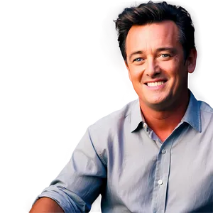 Chandler Bing Smiling Png 7 PNG Image