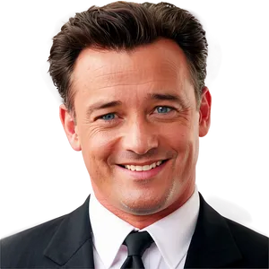 Chandler Bing Smiling Png Eql PNG Image