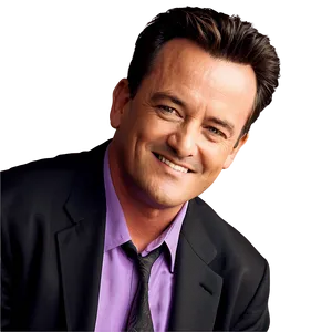 Chandler Bing Smiling Png Jsg PNG Image