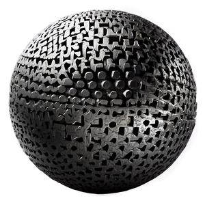 Charcoal Sphere Png 06292024 PNG Image