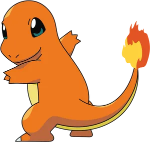 Charmander Pokemon Animated Character PNG Image