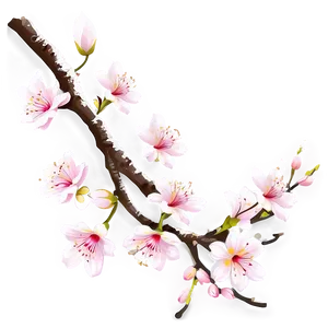 Charming Blossom Clipart Png Hhb72 PNG Image