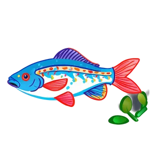 Charming Fish Drawing Png 06292024 PNG Image