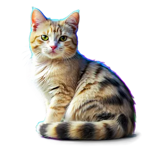 Charming Kitty Art Png Qck9 PNG Image