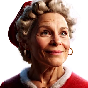 Charming Mrs Claus Art Png 8 PNG Image