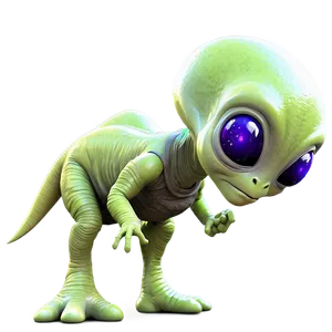 Charming Space Alien Png Dxb6 PNG Image