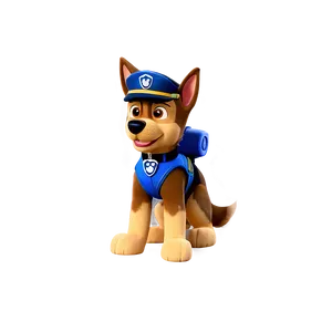 Chase German Shepherd Paw Patrol Png 05252024 PNG Image