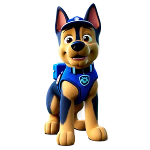 Chase German Shepherd Paw Patrol Png Rqr10 PNG Image