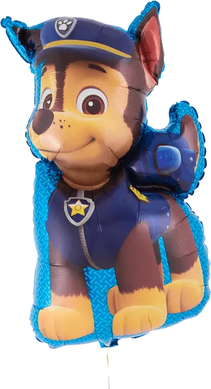 Chase Paw Patrol Balloon PNG Image