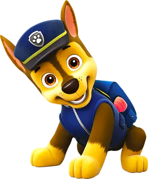 Chase Paw Patrol Police Pup PNG Image