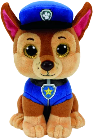 Chase Plush Toy Paw Patrol PNG Image