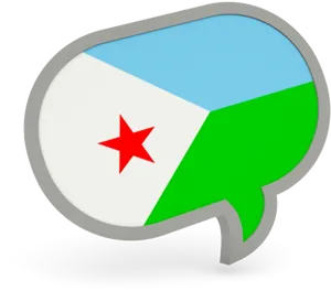 Chat Bubble Iconwith Star PNG Image