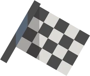 Checkered Flag Graphic PNG Image