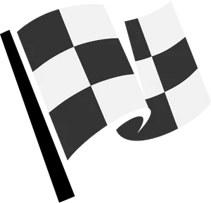 Checkered Flag Waving Icon PNG Image