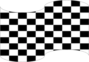 Checkered Racing Flag Graphic PNG Image