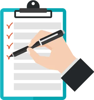 Checklist Completion Clipboard PNG Image