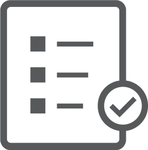 Checklist Icon Verification PNG Image