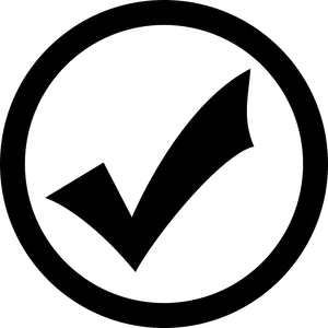 Checkmark Symbol Graphic PNG Image