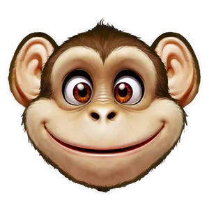 Cheeky Monkey Face Png 32 PNG Image