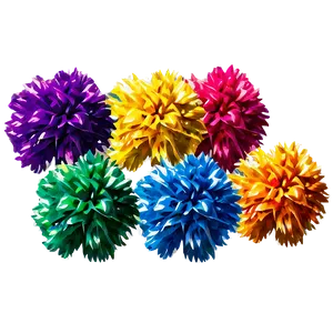 Cheer Pom Poms C PNG Image