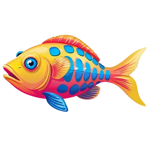 Cheerful Fish Design Png 85 PNG Image