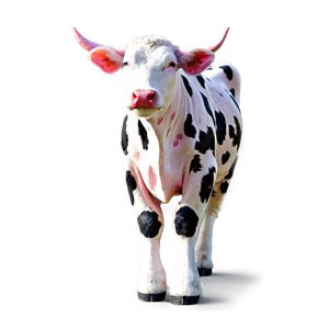 Cheerful Strawberry Cow Png Csa44 PNG Image