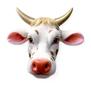 Cheerful Strawberry Cow Png Rmr87 PNG Image