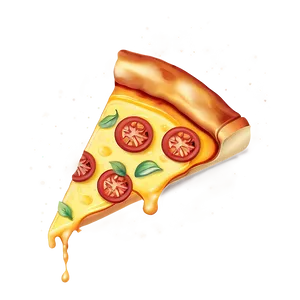 Cheese Pizza Vector Art Png 06262024 PNG Image