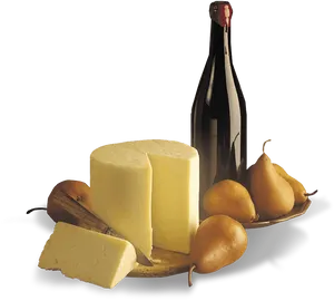 Cheeseand Wine Still Life PNG