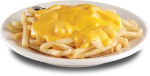 Cheesy Frieson Plate PNG Image