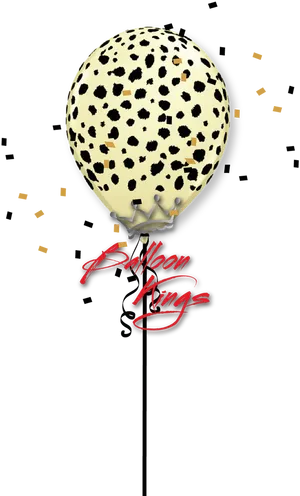 Cheetah Print Balloon Kings PNG Image