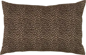 Cheetah Print Pillow Design PNG Image