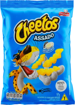 Cheetos Assado Requeijao Flavor Package Brazil PNG Image