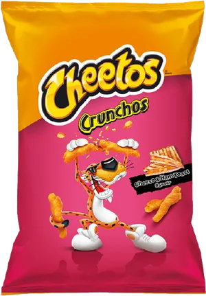 Cheetos Crunchos Cheese Ham Flavor Package PNG Image