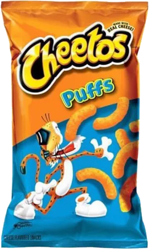 Cheetos Puffs Snack Bag PNG Image