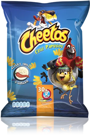 Cheetos Sweet Chili Ginger Flavor Package PNG Image