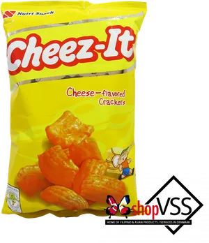 Cheez It Cheese Flavored Crackers Package PNG Image