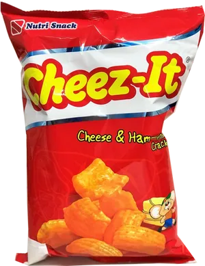 Cheez It Cheese Ham Crackers Package PNG Image