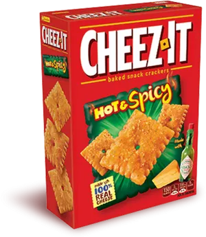 Cheez It Hotand Spicy Box PNG Image