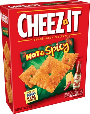 Cheez It Hotand Spicy Box PNG Image