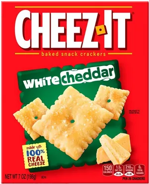 Cheez It White Cheddar Box PNG Image