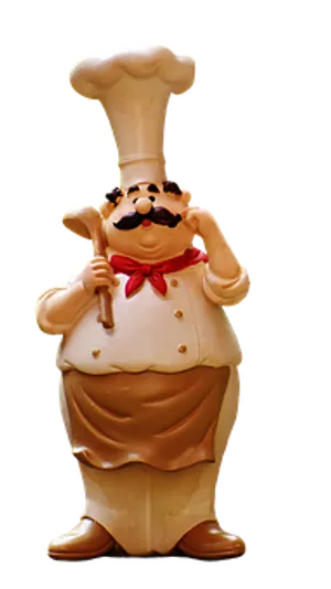 Chef_ Figurine_ Statue PNG